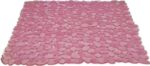 TAPIS DOUCHE ANTIDHERPANT ROSE 54X54 cm. 