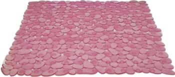 BATH MAT NON SLIP PINK 54 X 54 CM. 