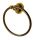 Towel holder RING "CAMPANILE" BLACK GOLD 