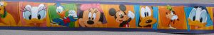 BORDER ADHESIVE  MICKEY MOUSE