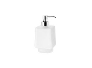 Soap dispenser TOUCH  / DIVO SATIN GLASS / CHROME