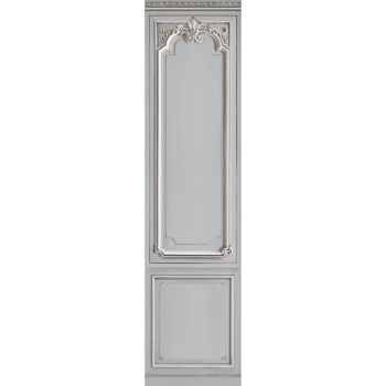 PANNELLO DECORATIVO GRIGIO PERLA PASTELLO HAUSSMANIANO 80 cm  