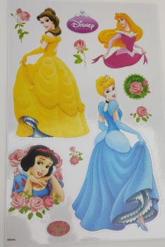 STICKER MURALE DISNEY PRINCESS  DIM: 50 X 30 CM