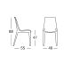 CHAISE VANITY CHAIR  2 PCS PAR SCAB