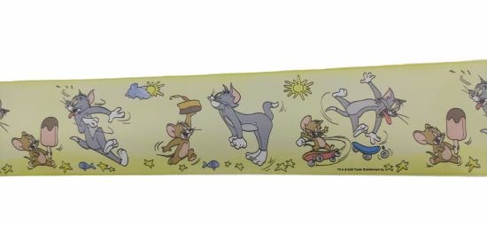 BORDURE ADHÉSIVE GREC POUR CHAMBRE TOM ET JERRY