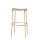 TRICK WOOD STOOL H. 65 BY SCAB
