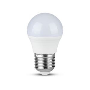 Lampadina LED Chip Samsung E27 4,5W A++ G45 3000K Bianco caldo