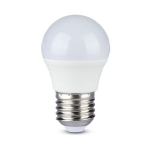 Lampadina LED E27 3,5W G45 con Telecomando RGB + 3000K Bianco caldo