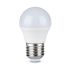 Lampadina LED E27 3,5W G45 con Telecomando RGB + 3000K Bianco caldo