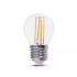 Lampadina LED E27 6W G45 Filamento 3000K Bianco caldo