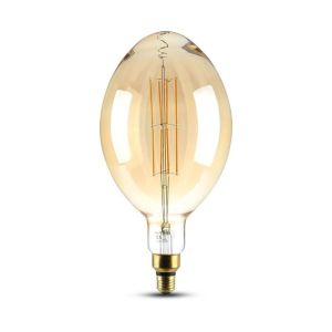 Lampadina LED E27 8W BF180 Filamento Ambrato 2000K Dimmerabile