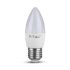 Lampadina LED E27 5,5W Candela 2700K Bianco caldo