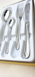 MORI STAINLESS STEEL CUTLERY 18/10 PIECES ATHENA SET 24 PIECES   