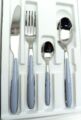 MORINOX FUNNY CUTLERY SET 24 PIECES 6 PEOPLE - 18/10 STAINLESS STEEL COLOR LIGHT BLUE