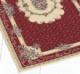 TAPIS BOUQUET 115 X 175 CM BORDEAUX