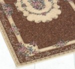 TAPIS BOUQUET 14OX195 CM MARRON