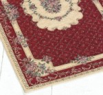 TAPPETO BOUQUET 65 X 300 CM BORDEAUX