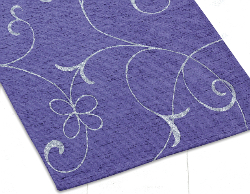 TAPIS METALLI 65 X 110 CM VIOLET