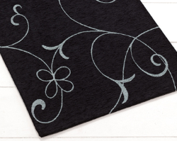 TAPIS METALLI 175 X 240 CM NOIR