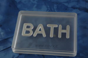 Porte savon BATH TRANSP/ARGENT