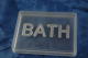 Bring soap BATH Acrylic Clear Silver