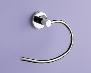 FERN CHROME TOWEL RING