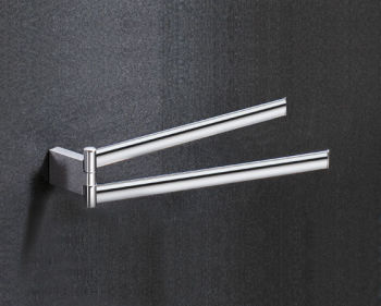 CHROME TOWEL ROD KENT 