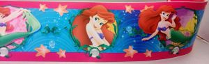 BORDER ADHESIVE PRINCESS DISNEY LITTLE MERMAID ARIEL