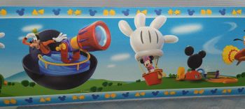 MICKEY MOUSE TAPETEN BORDURE