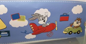 BLUE LOONEY TUNES PAPER EDGE