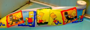 SIMPSONS BART TAPETEN BORDURE 