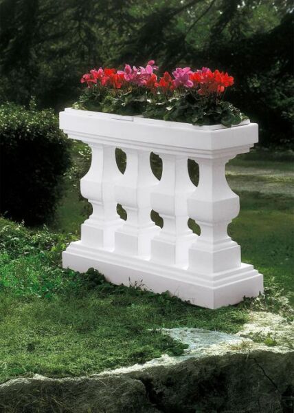 BALAUSTRA PER FIORI DIM :(cm.116 x 35 x 87 h.)