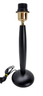 BASE LAMPADA ABAT JOUR IN LEGNO ATTACCO LAMPADINA E27 VITE GRANDE