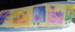 BORDURE ADHÉSIVE AVEC FLEURS 101332
