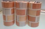BORDURE ADHÉSIVE MOSAQUE BEIGE ET ARGENT