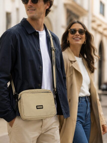 BORSA TRACOLLA CARPISA BEIGE UNISEX
