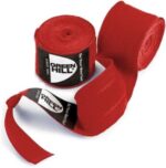 GREEN HILL FASCE BENDAGGI BENDE BOXE APPROVATI IBA KICK BOXING NERO ROSSO BLU
