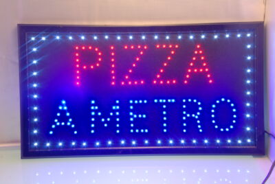 INSEGNA PIZZA A METRO