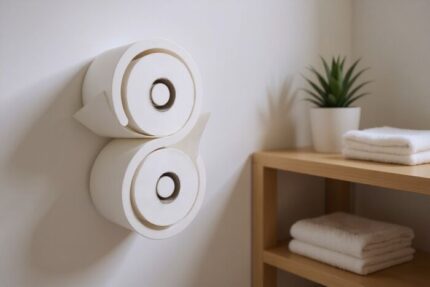 PORTE PAPIER GENIQUE  DOUBLE EOULEAUX