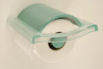 PORTE ROULEAU EN PLASTIQUE TRANSPARENT VERT