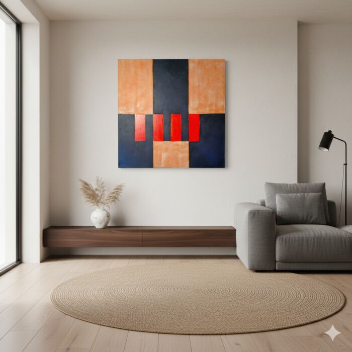 product-12540-0-a7e2eb0d-700 Peintures - Huile sur Toile dim. 60HX60L