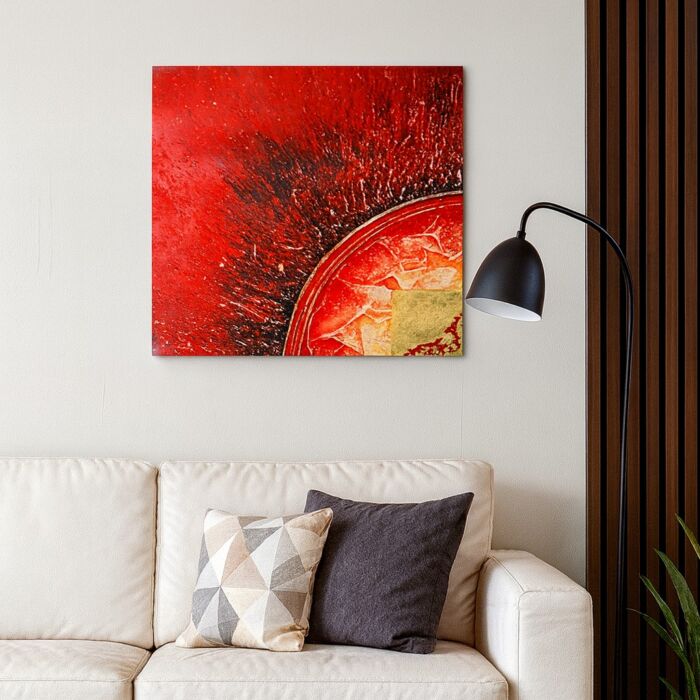 product-12549-0-b5d74117-700 Peintures - Huile sur toile sombre. 60HX60L