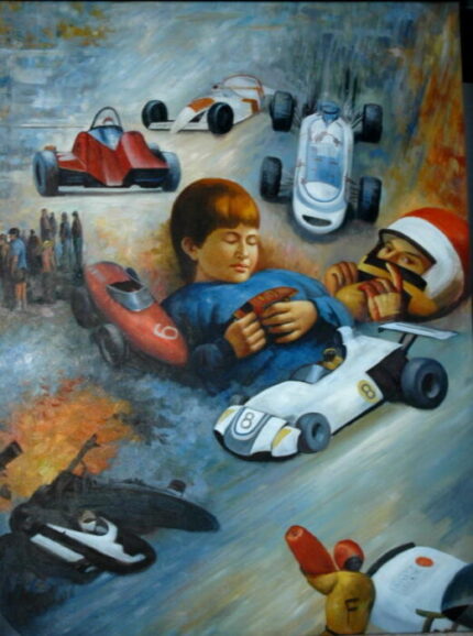 Peintures - Huile sur toile dim.120HX90L