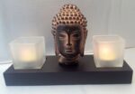 Base de Buddah & 2 bougies