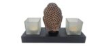 Base de Buddah & 2 bougies
