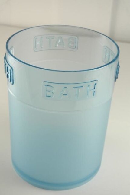 Poubelle en acryliques BATH bleu