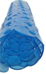 TAPIS DOUCHE ANTIDHERAPANT GALETTE BLEU AVEC VENTOUSES
