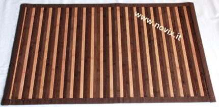 TAPIS BAMBOU MARRON BEIGE 55x140 cm