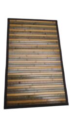 TAPIS BAMBOU MARRON BEIGE 55x140 cm