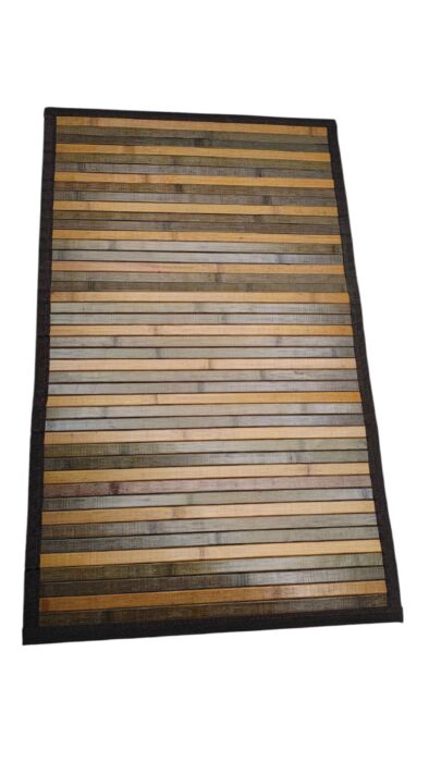 TAPIS BAMBOU MARRON BEIGE 55x140 cm